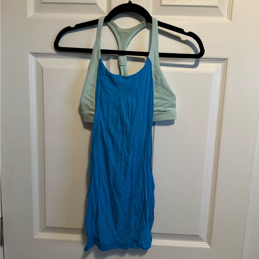 Blue Lululemon Yoga Top